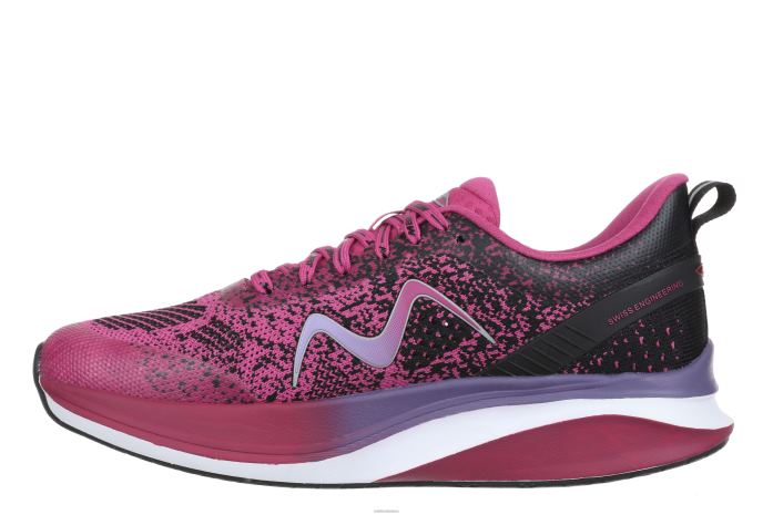 ženy huracan-3000 šnurovať čierny/kvet orchidey MBT bežecké topánky 288BX150